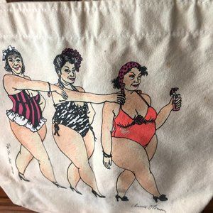 Colorful Canvas Beach Tote Bag